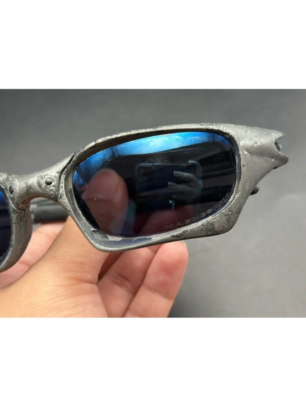 Oakley Mag Switch Titanium Copper/Ice Iridium Lenses